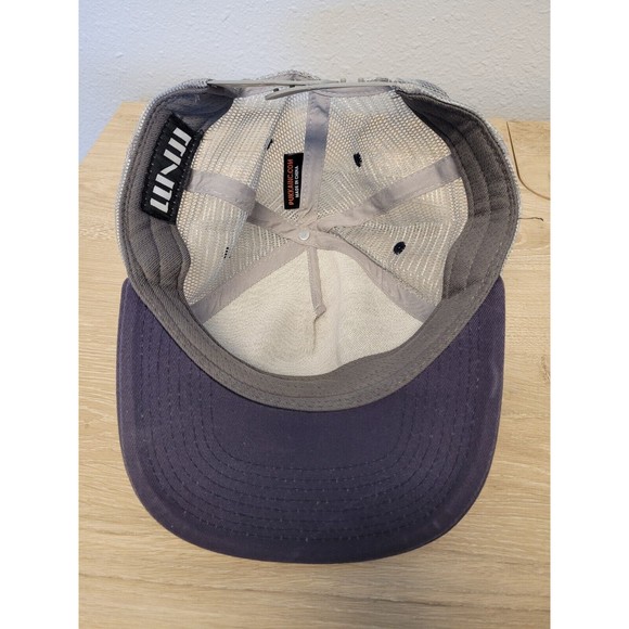 Wheels N Waves Trucker Hat Snapback Cap Lighthouse Surfing Motorcycles - Picture 5 of 6